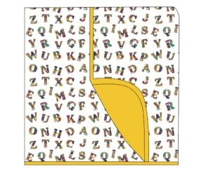 Little Letras Blanket Little Letras Bamboo Blanket 40x40